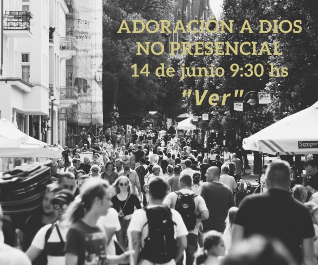multitud en una calle