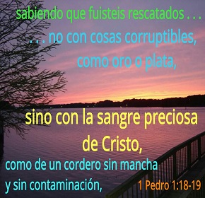 1 Pedro 1:18,19